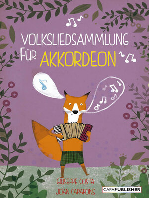 cover image of Volksliedesammlung für akkordeon